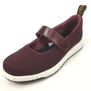 DR. MARTENS Askins Red Mary Jane Shoes 7 NEW